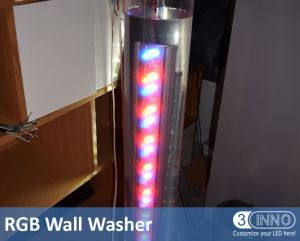 أضواء RGB LED الجدار الغسالة المعمارية إضاءة واجهة الصمام الإضاءة أغسل الجدار الإضاءة كري الجدار LED الغسالة م 1 الجدار الغسالة الخفيفة في الهواء الطلق الأضواء الزخرفية LED القابلة للبرمجة إضاءة LED الخارجي كري